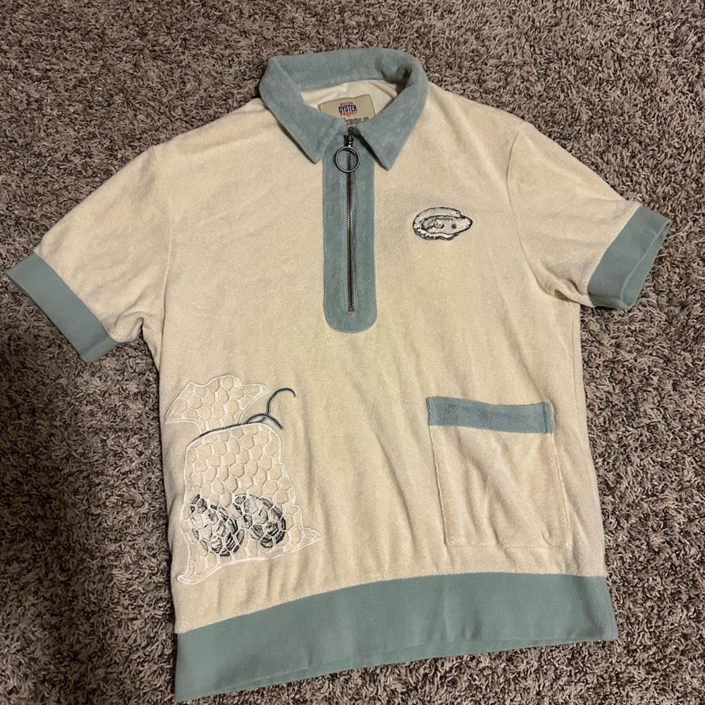 Tombolo Cabana Resort Terry cloth pullover shirt, Small, Like new